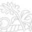 Clic H Herbier Equestre bracelet, orfèvre gris platine/blanc