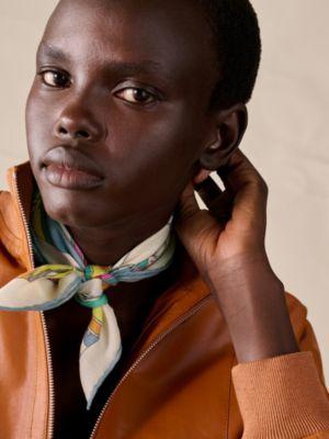 L'Instruction du Roy Bayadere scarf 45, View: Worn, worn, view 2 of 3