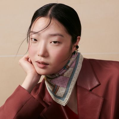 “马车条纹版”45方巾