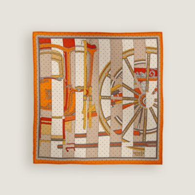 “马车条纹版”45方巾