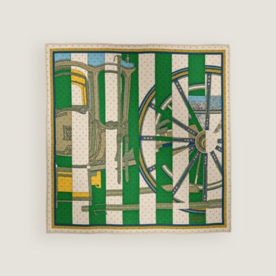 “马车条纹版”45方巾