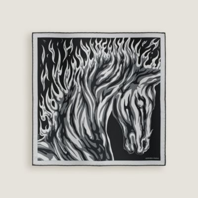 Cheval de Feu pocket square 45