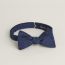 Magnifying H bow tie, marine/bleu clair
