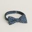 Deux Par Deux bow tie, marine/blanc/gris brûlé
