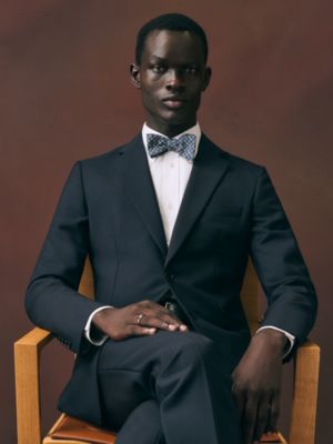 Deux Par Deux bow tie, View: Worn, worn, view 2 of 2