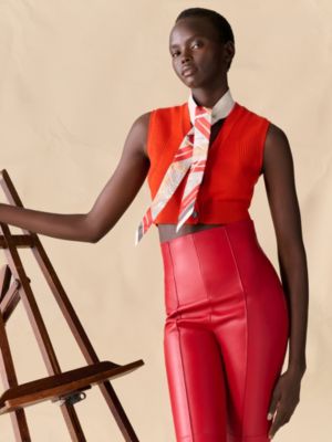 Mors a Jouets Chemise long leather twilly, View: Worn, worn, view 2 of 3