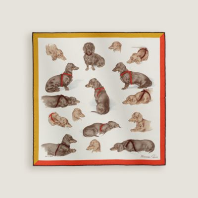 Les Bassets scarf 45