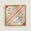 Les Courses scarf 45, caramel/beige/brique, no stock