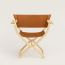 Pippa folding armchair, gold, Unfortunately this product is no longer available