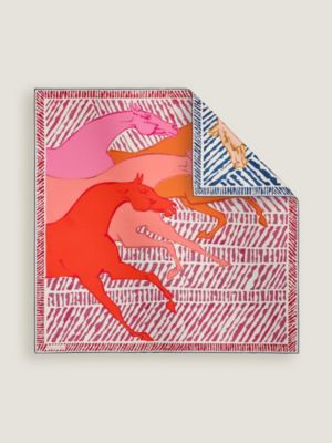 Au Triple Galop double face scarf 90