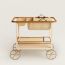 Equipages d'Hermès diligence serving trolley, fauve, Unfortunately this product is no longer available