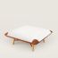 Les Necessaires d'Hermès "carre d'assise" low stool, medium model 85, fauve/naturel, Unfortunately this product is no longer available