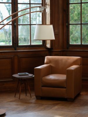 Reeditions J.-M. Frank par Hermès club armchair, View: front, front, view 4 of 4