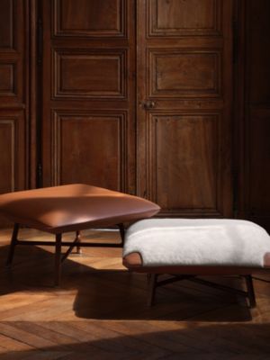 Les Necessaires d'Hermès “carre d'assise”方凳，高款85, 视图: 正面图, front, 当前为第4张（共4张）
