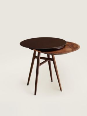 Les Necessaires d'Hermès "hide-and-seek" stool-table, large model, View: front, front, view 3 of 5