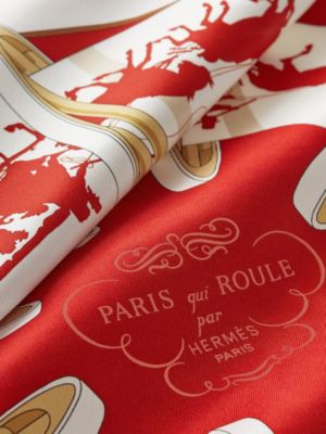 Paris Qui Roule scarf 70, View: Detail, detail, view 3 of 3