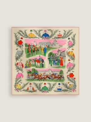 Champ de Courses a Chantilly scarf 70