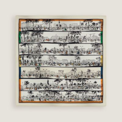 “林荫大道”70方巾