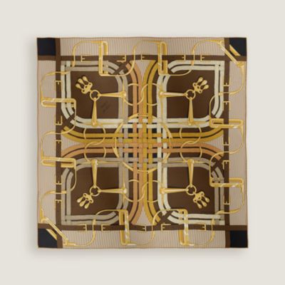 “马嚼锁环衬衫”70方巾