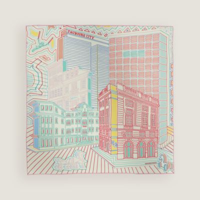 “福宝之城”70方巾