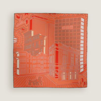 “福宝之城”70方巾