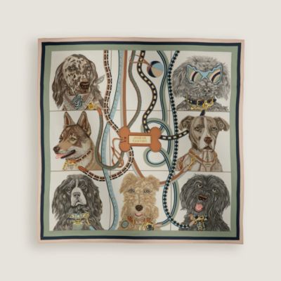 “狗狗选角日”70方巾