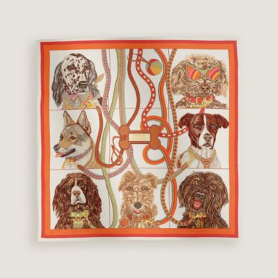 “狗狗选角日”70方巾