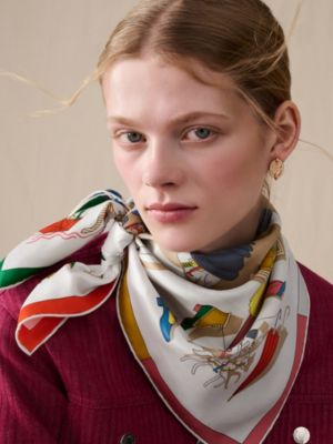 Illusion Exquise scarf 70, View: Worn, worn, view 2 of 3