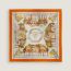 Equipements a Cheval sur l'Elegance scarf 70, orange cuit/mastic/bouton d'or