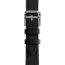 Heure H Mini model 21&nbsp;mm Single Tour Watch Strap, noir