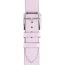 Heure H Small model 25&nbsp;mm Single Tour Watch Strap, mauve pâle