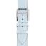 Heure H Small model 25&nbsp;mm Single Tour Watch Strap, bleu brume