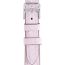 Heure H Mini model 21&nbsp;mm Single Tour Watch Strap, mauve pâle