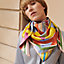 View: Worn, A la Lumiere du Flambeau double face scarf 90