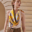 View: Worn, A la Lumiere du Flambeau double face scarf 90
