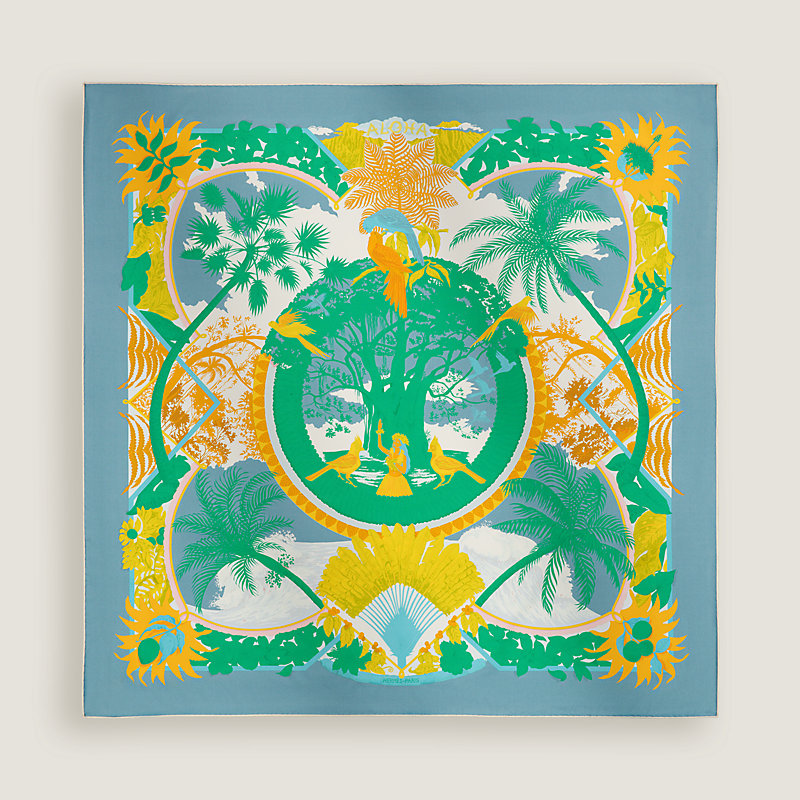 Aloha double face scarf 90