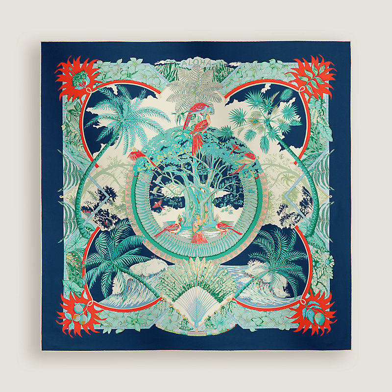 Aloha double face scarf 90