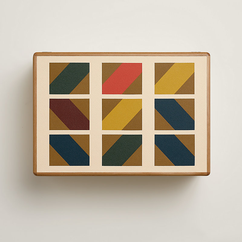 Amalthee en Biais watch and jewelry box, large model