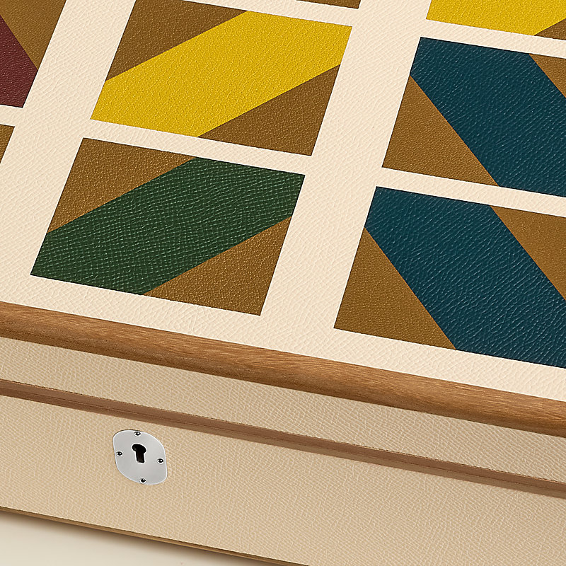 Amalthee en Biais watch and jewelry box, large model