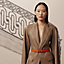 Ancre belt buckle & Leather strap 32 mm, view 2 of 2