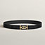 Ancre belt buckle & Leather strap 32 mm, view 1 of 2