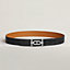 Ancre belt buckle & Leather strap 32 mm, view 1 of 2