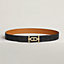 Ancre belt buckle & Leather strap 32 mm, view 1 of 2