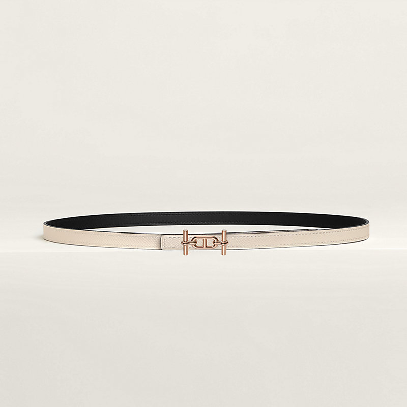 Ancre belt buckle & Reversible leather strap 13 mm