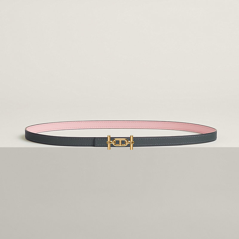 Ancre belt buckle & Reversible leather strap 13 mm