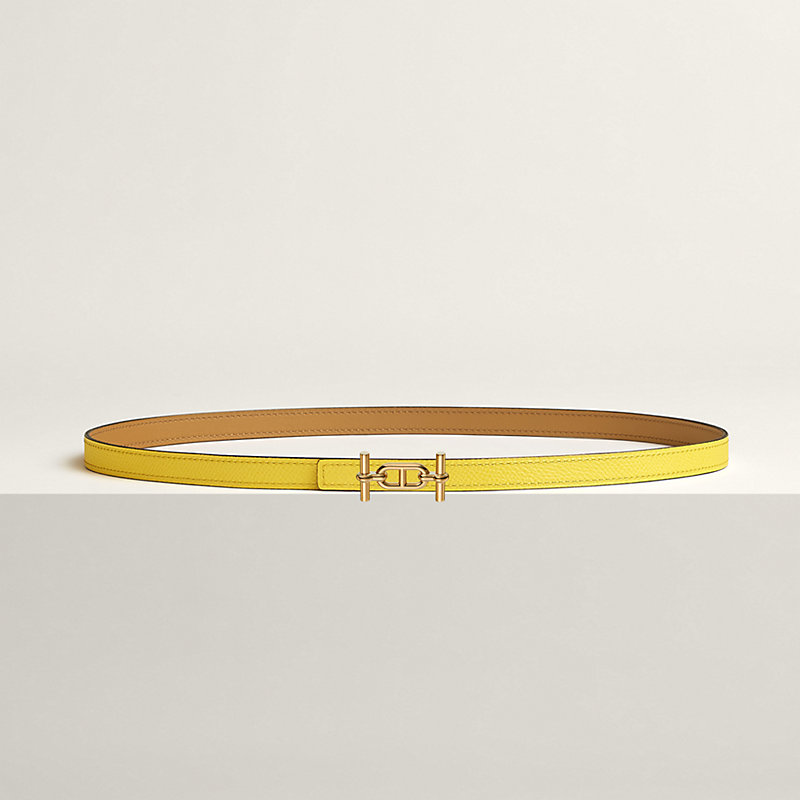 Ancre belt buckle & Reversible leather strap 13 mm