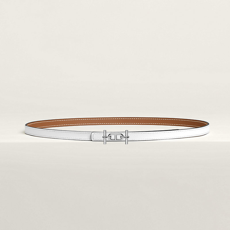 Ancre belt buckle & Reversible leather strap 13 mm