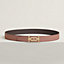 Ancre belt buckle & Reversible leather strap 32 mm, view 1 of 3