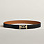 View: , Ancre belt buckle & Reversible leather strap 32 mm