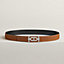 View: , Ancre belt buckle & Reversible leather strap 32 mm